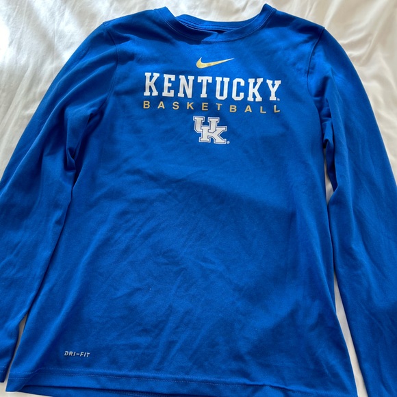 Nike youth large long sleeve dri fit Elite Kentucky shirt - Picture 1 of 4